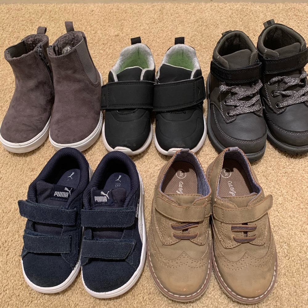 Toddler boy shoe lot sz 8/9